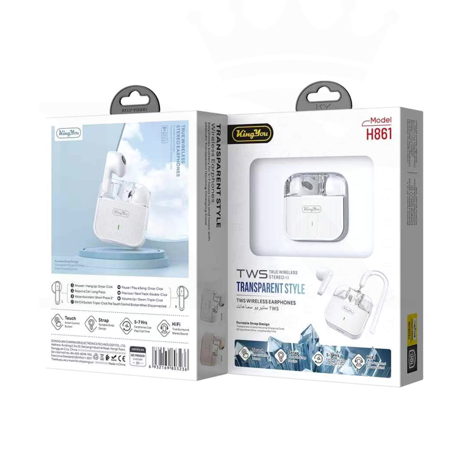 ایرپاد بلوتوثی KingYou مدل H861