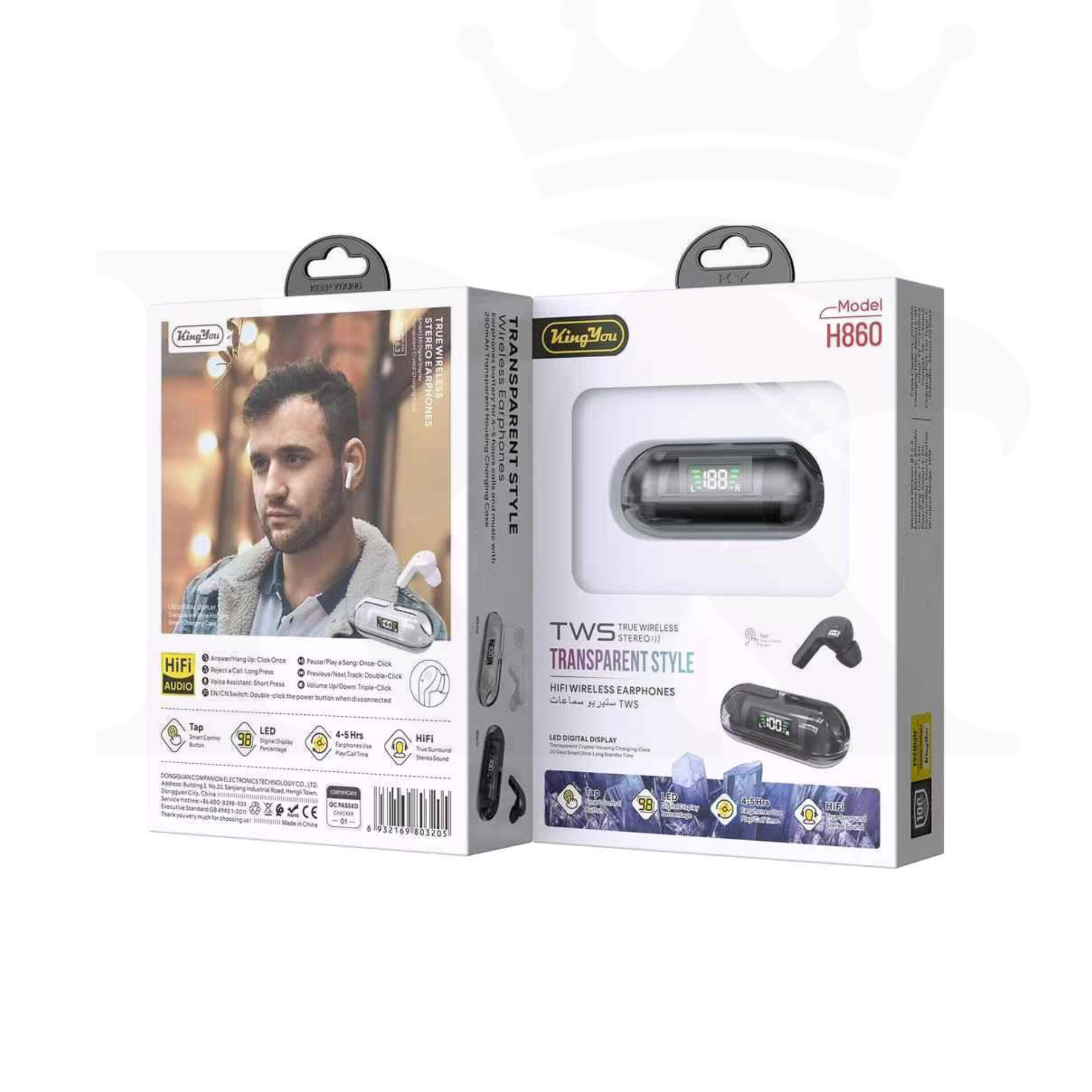 ایرپاد بلوتوثی KingYou مدل H860